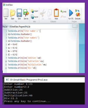 Important MS Small Basic Programs For Class 6 | TutorialAICSIP