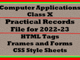 Practical File Computer Applications Class 10 Comprehensive Guide