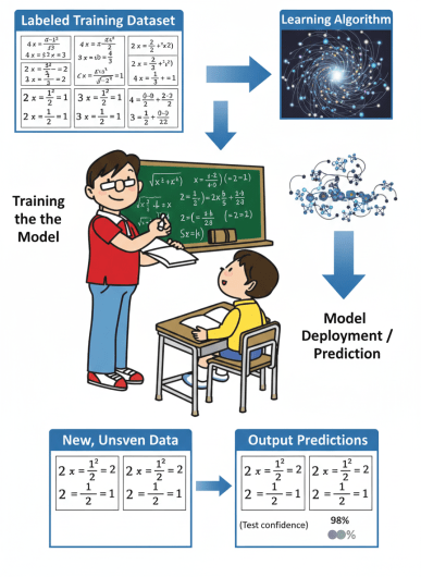 Unit 2 Advanced Concepts of Modeling in AI | Class 10 Artificial Intelligence Notes | CBSE 2025-26 15 AI Supervised Learning example Class 10