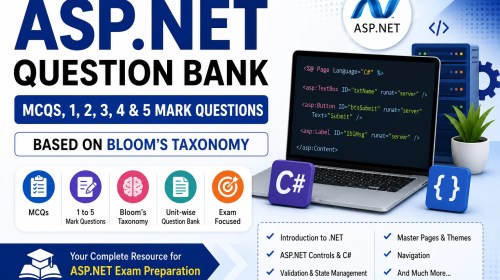 ASP.NET Question Bank 2026 – Prepare, Practice & Excel with Bloom's Taxonomy