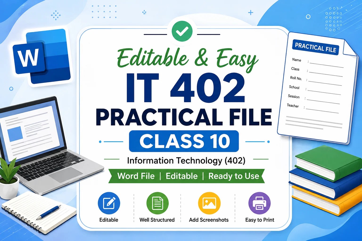 Practical File IT 402 Class 10