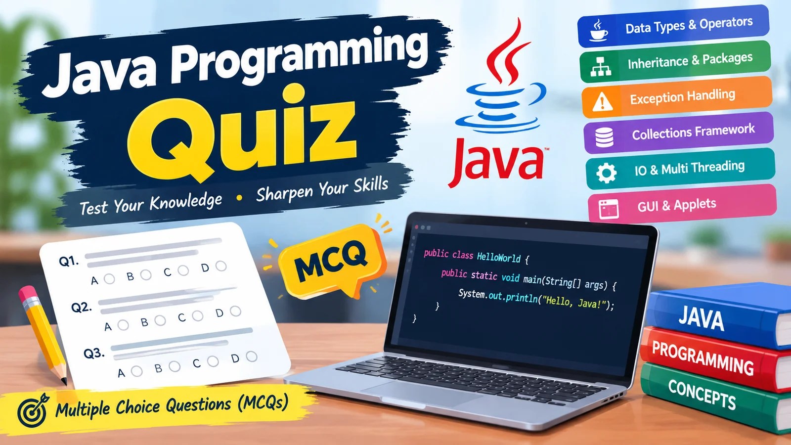 Java Programming MCQ Quiz