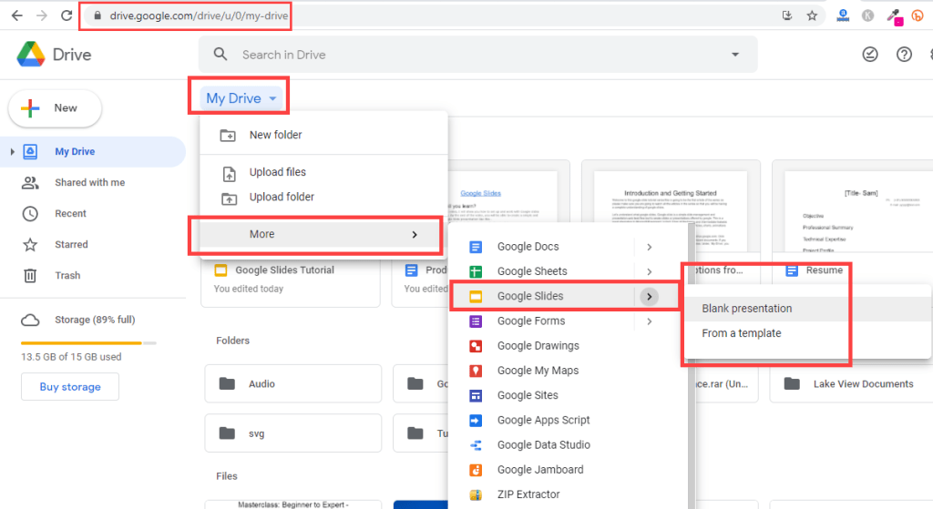 Google Slides Tutorial — TutorialBrain