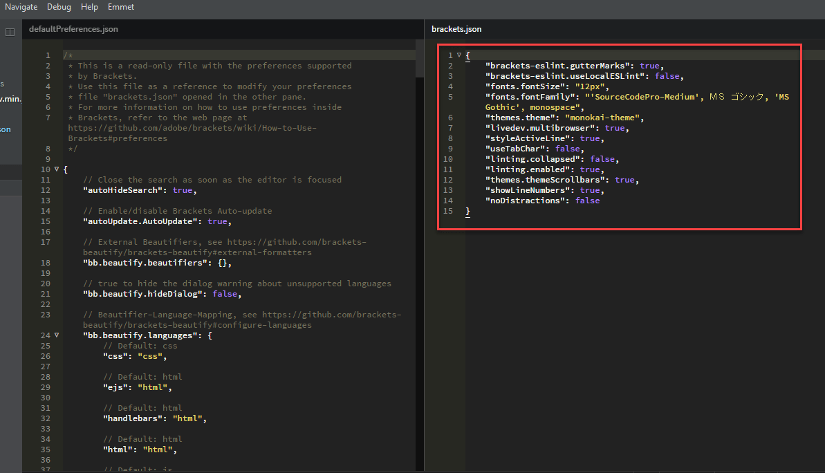 Brackets Debug — TutorialBrain