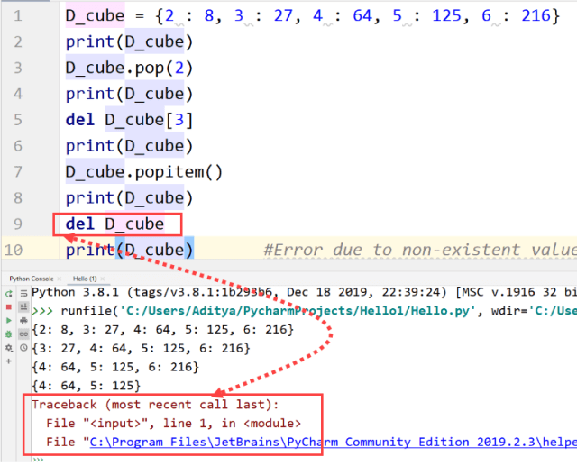 Python Dictionaries — TutorialBrain