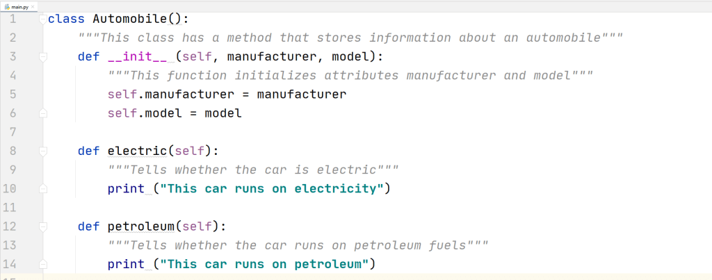 Python Classes — TutorialBrain