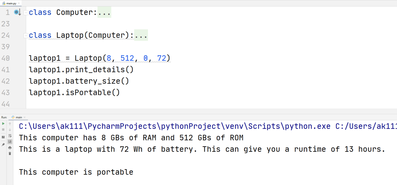 Python Inheritance — TutorialBrain