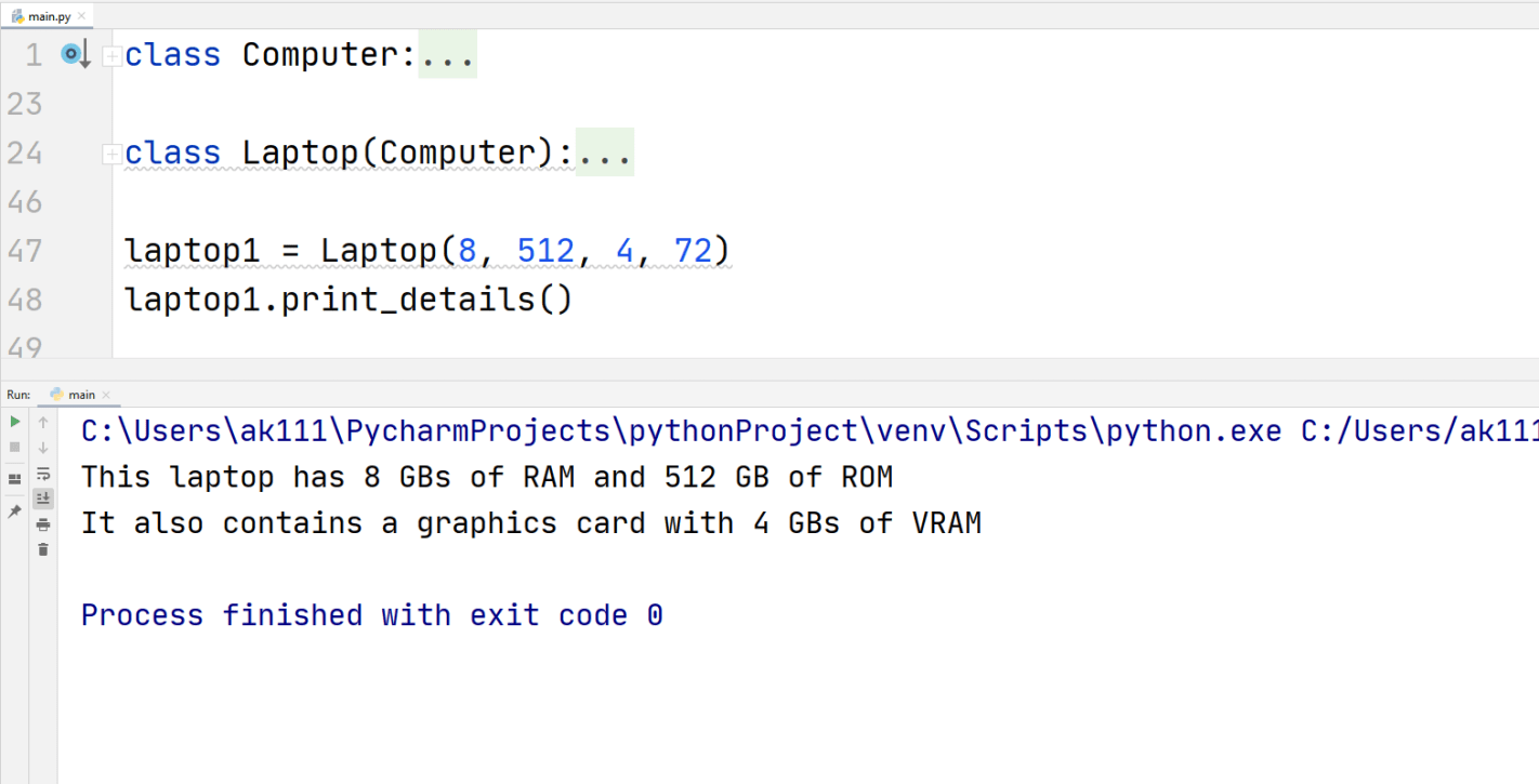 Python Inheritance — TutorialBrain
