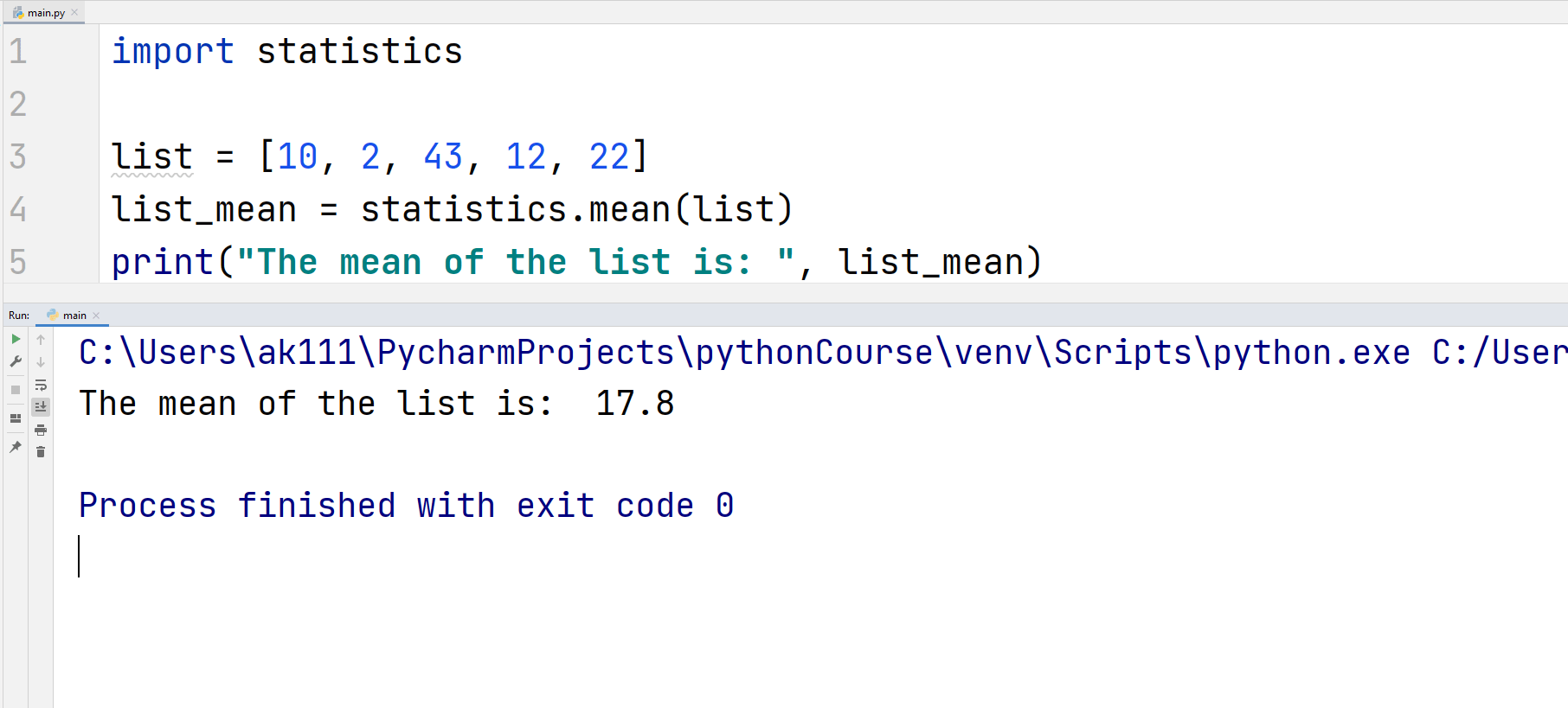 Python Statistics Module — TutorialBrain Python statistics module — tutorialbrain