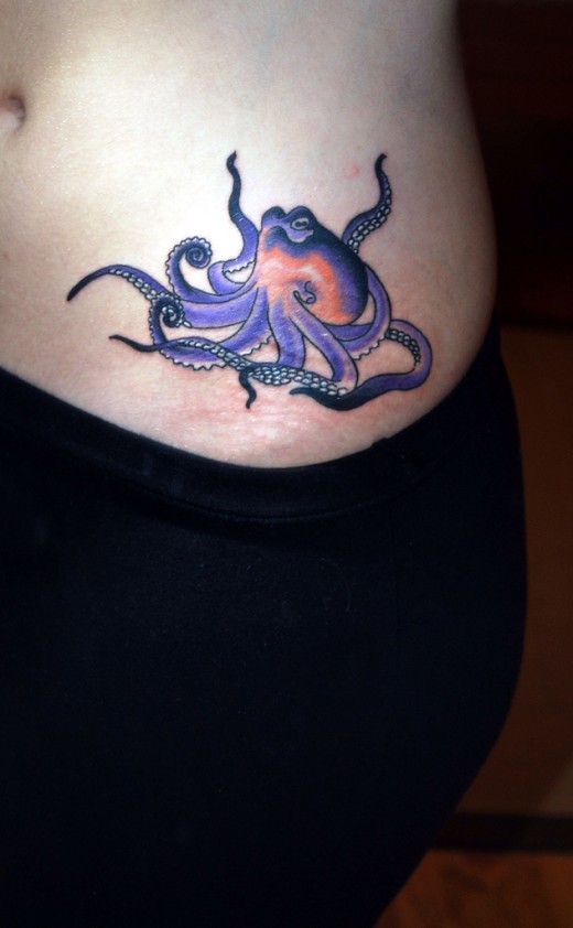 32 Cute Octopus Tattoo Designs Ideas - Tutorialchip 842_x_520_jpg
