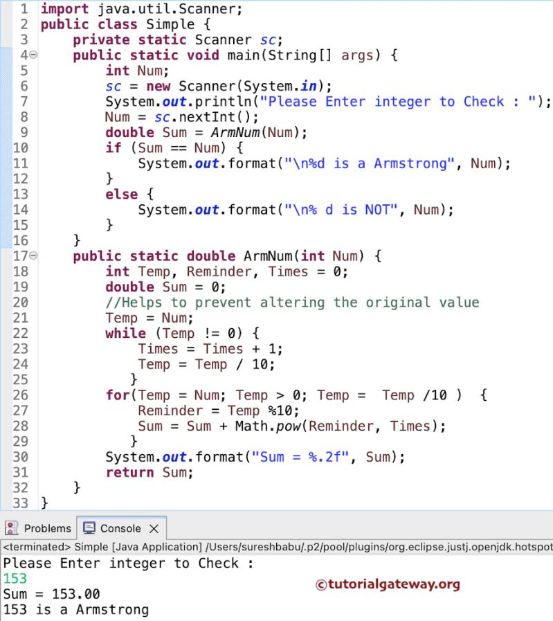 Java Example Program To Check Armstrong Number Javaprogramto Com - City Background Collection - Full HD Quality