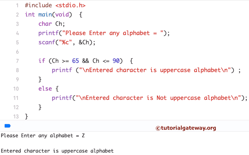 C Program To Check If A Character Is Uppercase Without Using A Library - Premium Abstract Illustration Gallery - Desktop