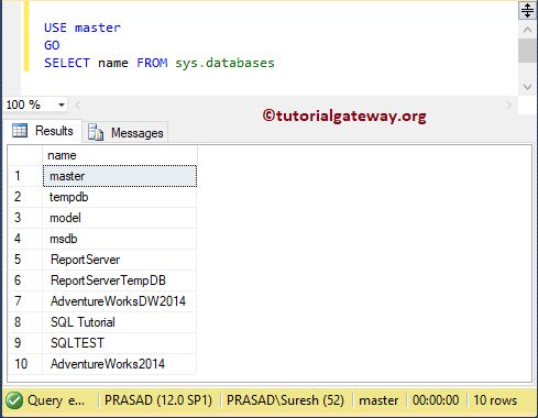 Get Database Names From Sql Server - Premium Gradient Photo Gallery - HD