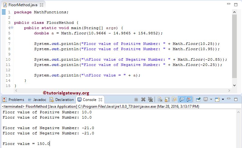 Java Tutorial Java Math Floor Double A - Nature Photos - Classic 8K Collection