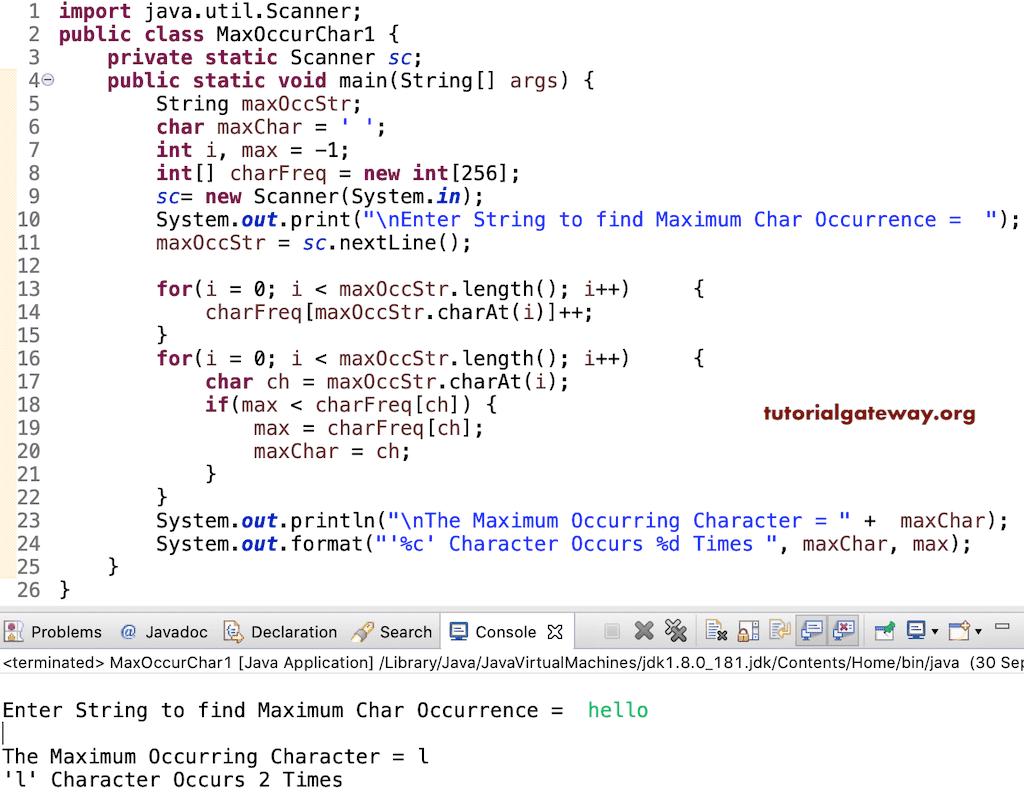 How To Convert An Element Of A Character Stack Into A String In Java Quora 23Here A in example string traversed along the string and on comparison A at position one meets with a at position 12 which is a repeated character. How To Convert An Element Of A Character Stack Into A String In Java Quora 28For Evergreen browsers this will build a staircase based on an incoming character and the number of stairs to build.