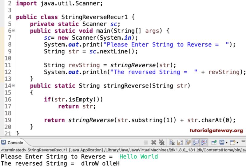 C Program To Reverse A String Using Recursion - Space Pattern Collection - High Resolution Quality