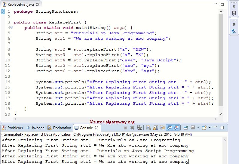 Java String Replacefirst Method Prepinsta - Premium Ocean Texture Gallery - Ultra HD