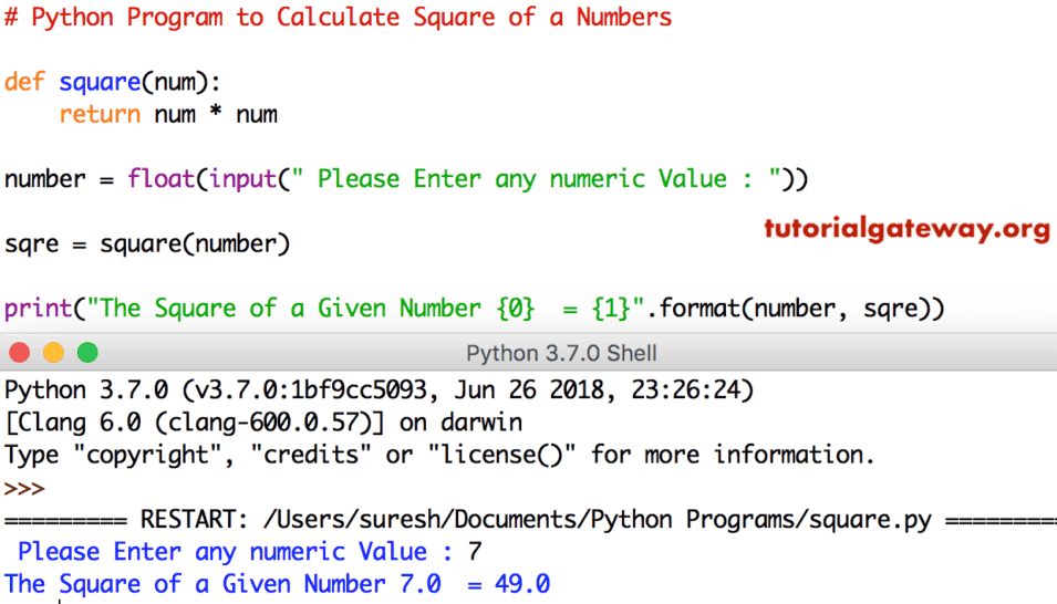 Python if number