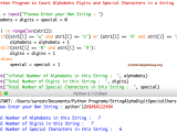 Python Program To Count Alphabets Digits And Special Characters In A String