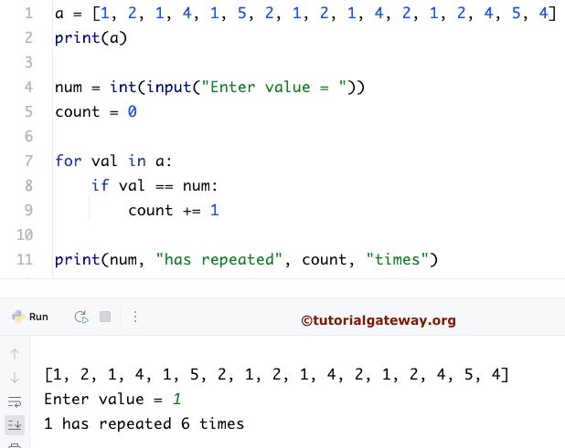 Program To Count The Number Of Occurrence Of Element In The List Using Python Go Coding - Mountain Arts - High Quality Desktop Collection