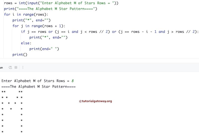 8 Star Pattern Program In Python For Students Python Tutorial For Beginners Mr - High Quality 4K City Backgrounds | Free Download
