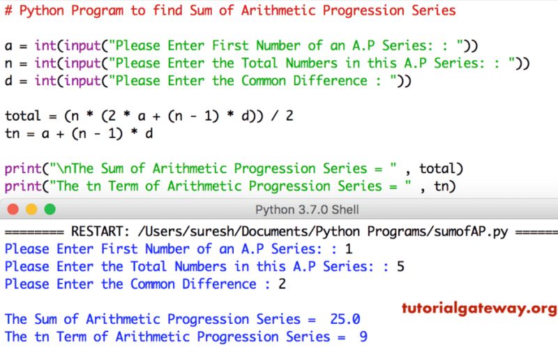 Python Program To Find The Sum Of Arithmetic Progression Coding Connect - Artistic Colorful Background - 8K