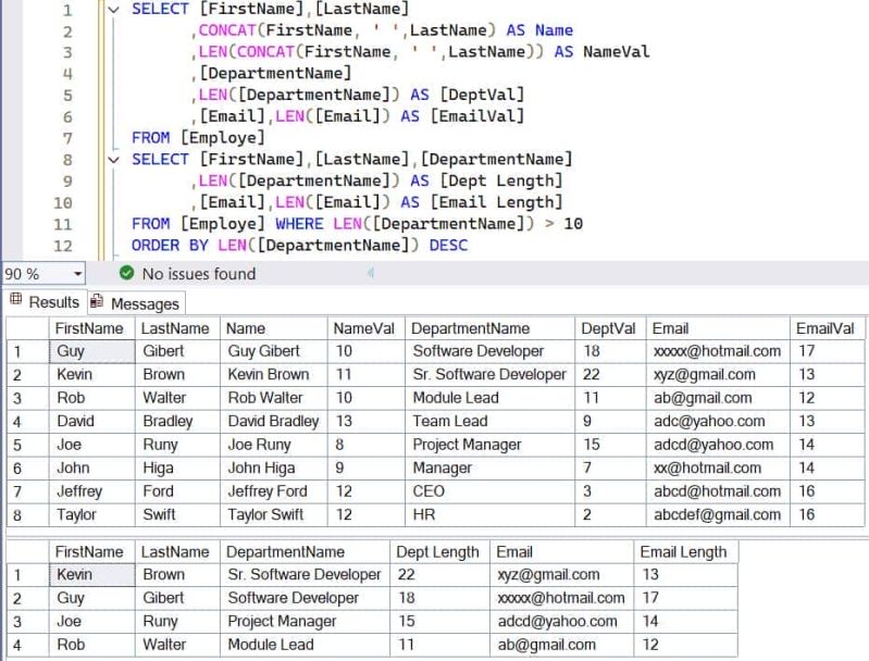 Sql Len Syntax Examples 4 - Professional Nature Photo - HD