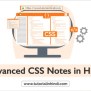 CSS Notes In Hindi - सीएसएस नोट्स हिंदी में [Free PDF 2025] - Tutorial ...