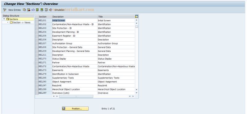 Reormp0004 Sap Tcode Mp Sections Transaction Code - Best City Pictures in High Resolution
