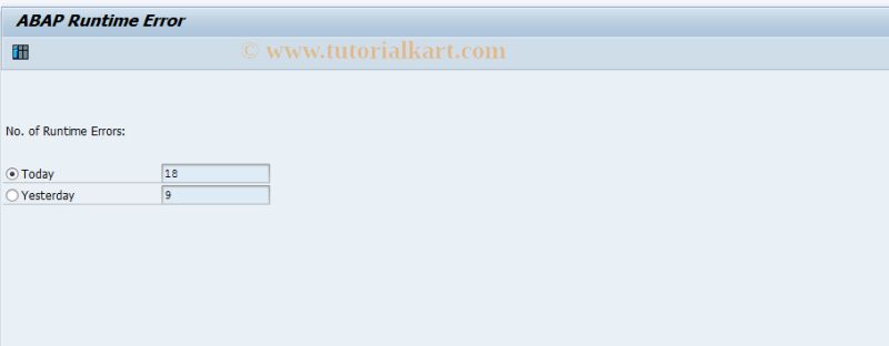 Rst22 Sap Tcode Old Short Dump Overview Transaction Code - Best Light Backgrounds in Retina