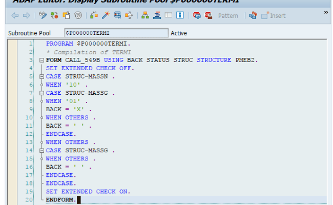 SAP ABAP: Structure Of ABAP Program