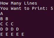 Print Alphabet Right Angle Triangle Pattern C - Creative Abstract Art - Desktop