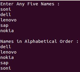 C Program To Sort Names In Alphabetical Order - Premium Ocean Pattern Gallery - Desktop
