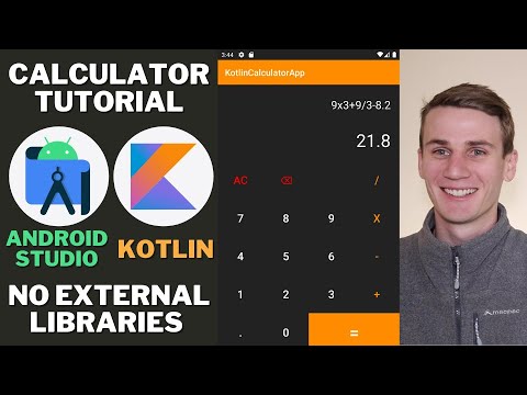 Calculator Android App Kotlin Tutorial Part 4 Fix Design Issue - Gorgeous Geometric Picture - 8K