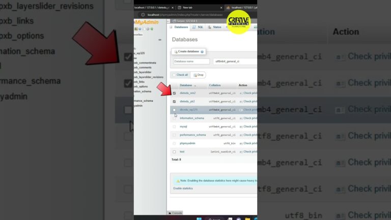Phpmyadmin Tutorial How To Delete Or Remove Database Phpmyadmin Mysql - Best Nature Illustrations in High Resolution