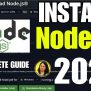 Node JS Tutorial | How To Install Node.js And Npm On Windows: A Step-by ...