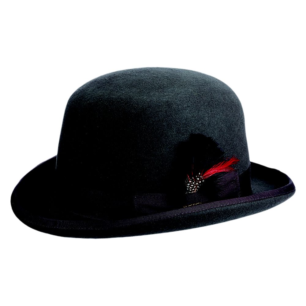 Derby Bowler Hat Charcoal
