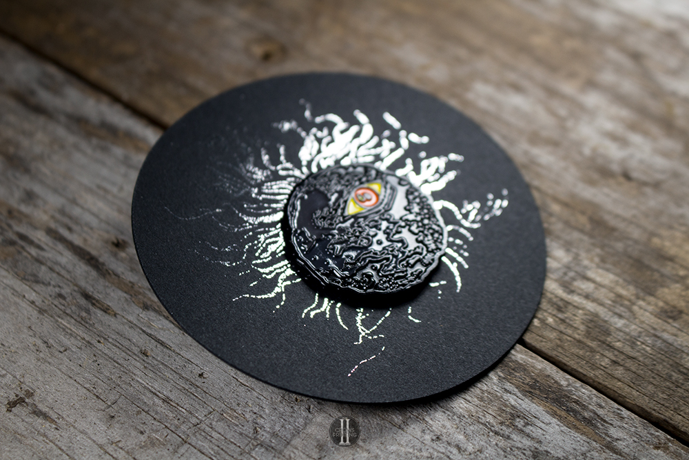 Black Eye Orb Pin | Two Crows Printing