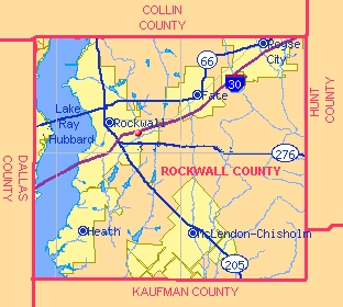 Rockwall County Map Map 