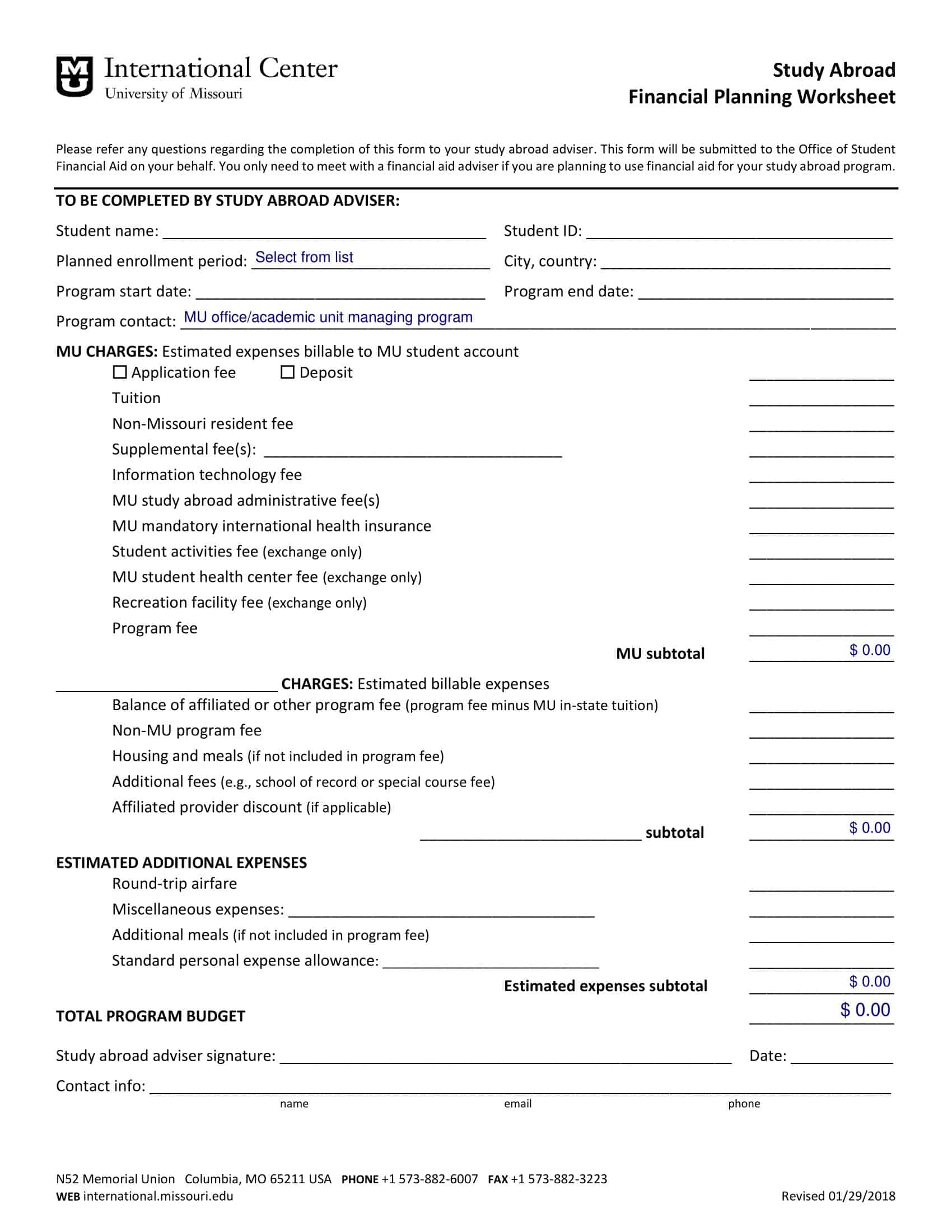 Free printable money management worksheet templates [pdf, word]