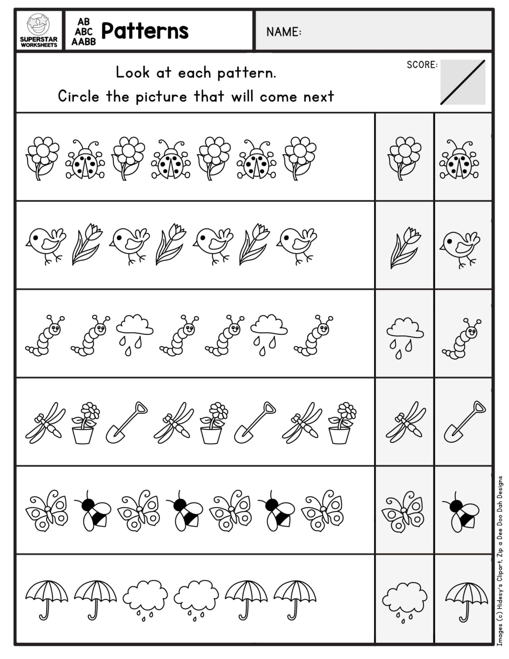 Free printable kindergarten math addition worksheets [pdf]