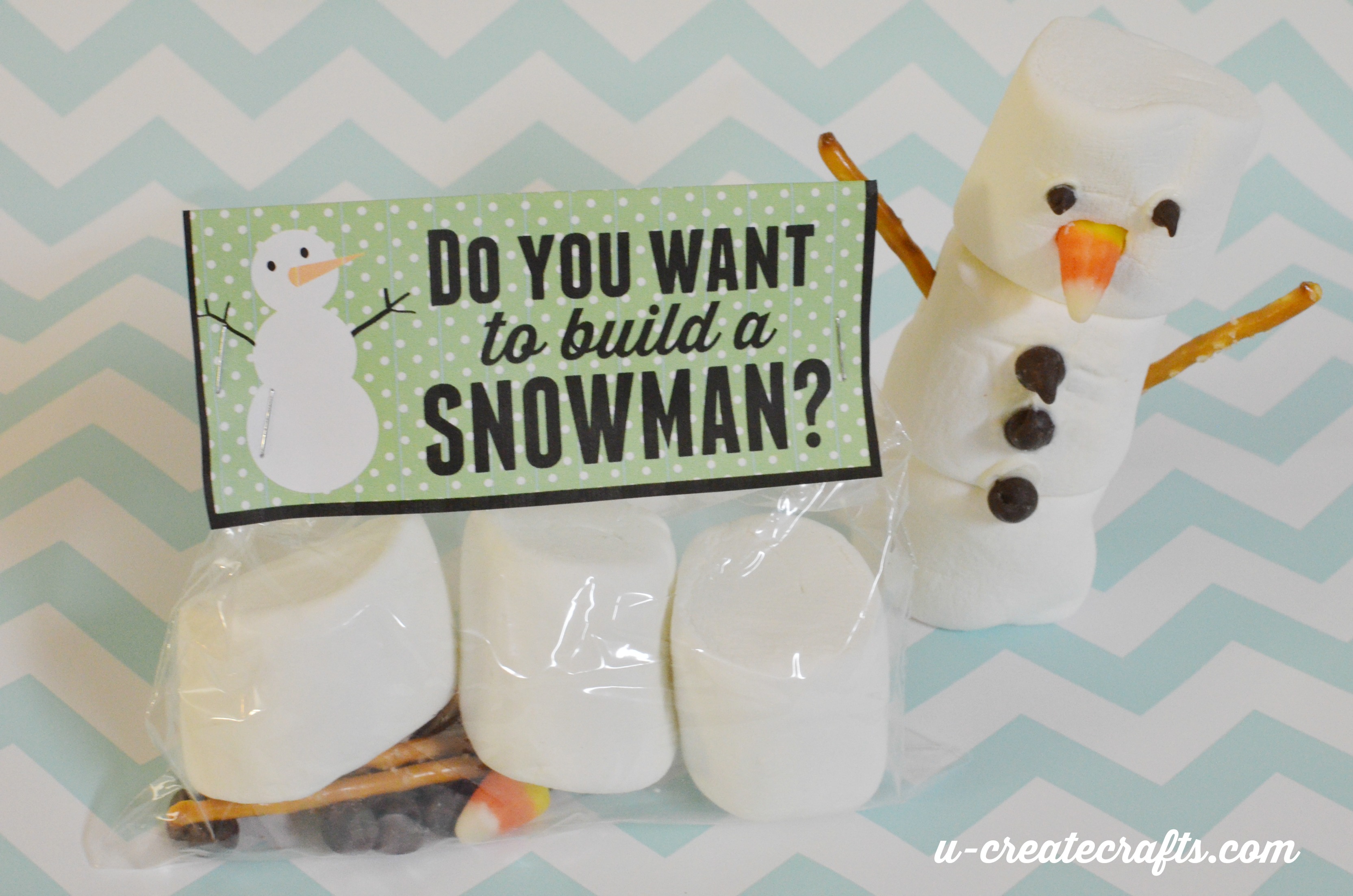 free printable do you want to build a snowman craft kits