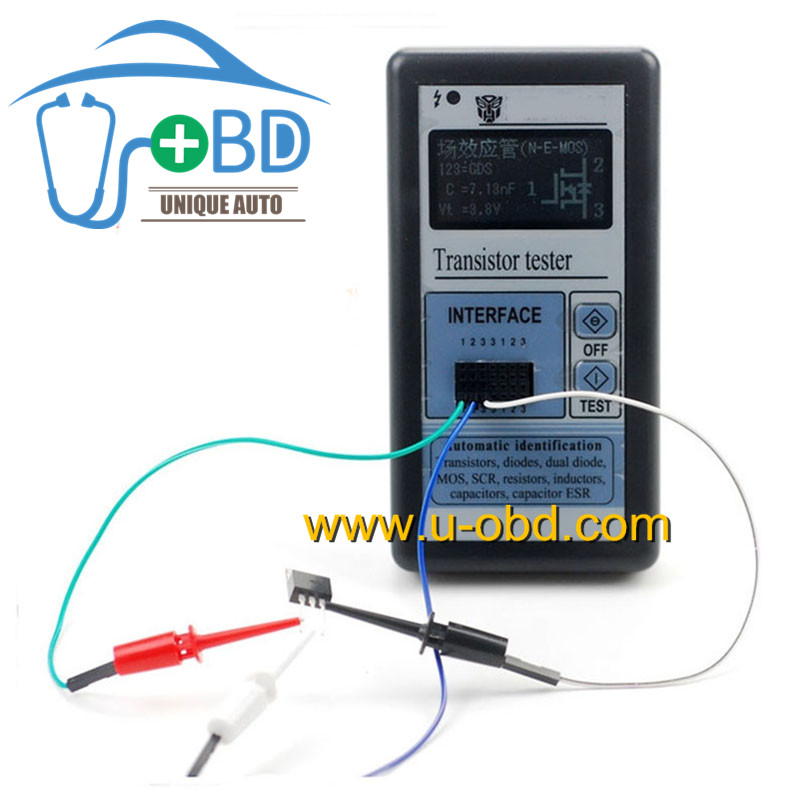 Multifunction Transistor Mosfet Capacitor Resistor Inductor Diode Tester Lcd Screen