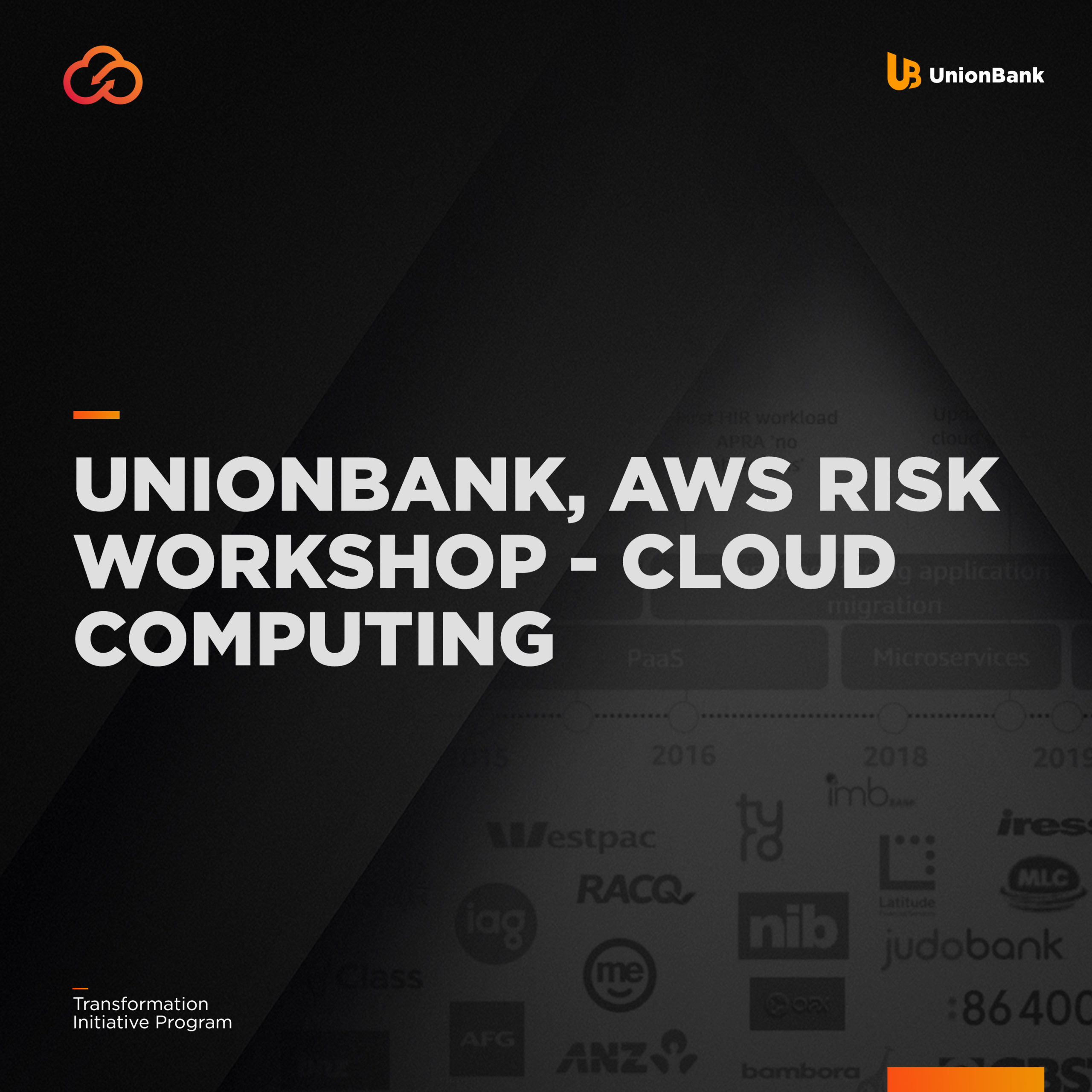 UnionBank, AWS Risk Workshop – Cloud Computing