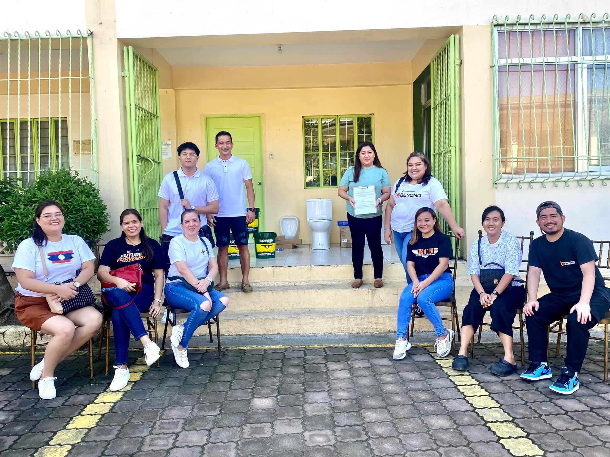 UnionBank Volunteers Gift Comfort Room Upgrade to Emmanuel Resurreccion High School