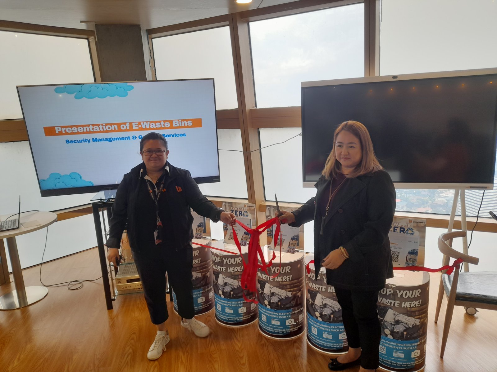 UnionBank, Globe, launch E-Zero Waste Project