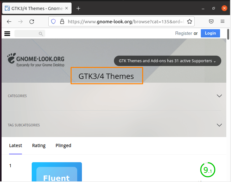 How To Change The Ubuntu Theme 2 Graphical user interface, text, application, chat or text message description automatically generated