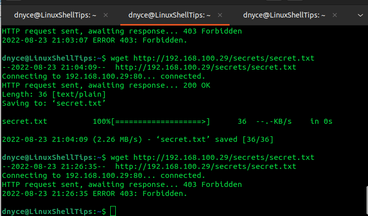 How to put directory restrictions in nginx web server