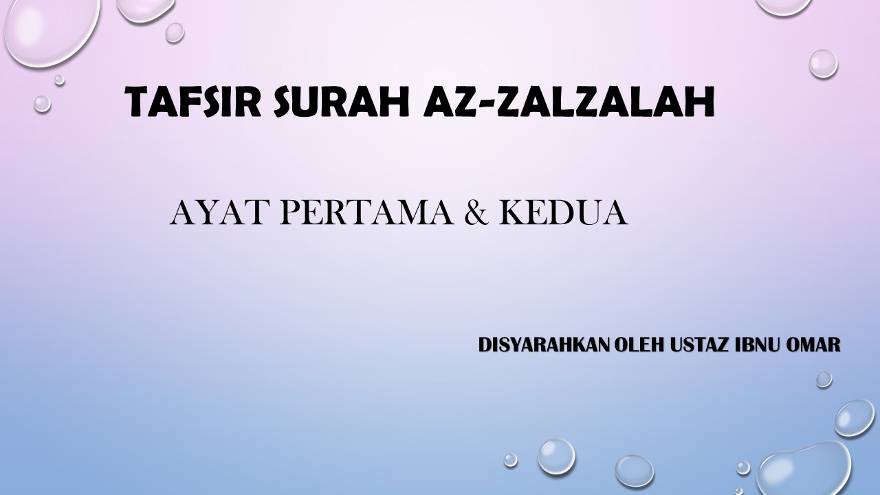 Shalat merupakan salah satu rukun islam yang paling utama setelah syahadat. Tafsir Surah Az Zalzalah Tafsir Ayat Pertama Dan Kedua Uito