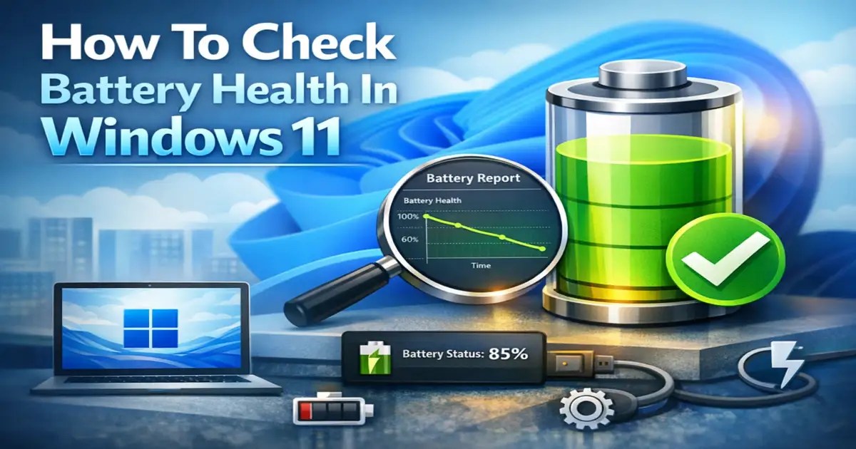 Check Battery Health In Windows 11